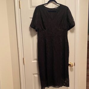 CyperRiver  Black Lace Dress…size XXL